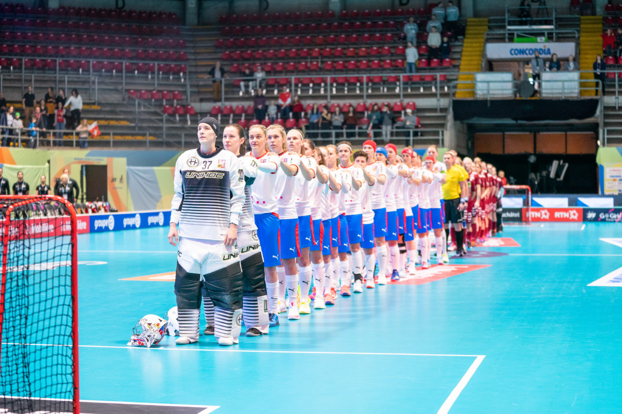WFC 2019, Switzerland: 08.12.2019, Neuchâtel, Patinoire du Littoral

Event page: neuchatel2019.ch
Credit: Claudio Schwarz, unihockey-fotos.ch
