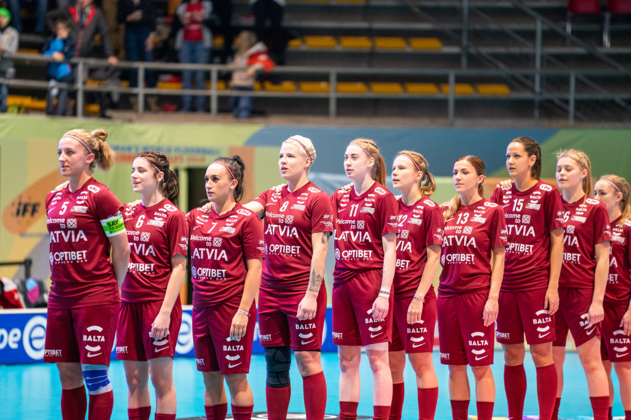 WFC 2019, Switzerland: 08.12.2019, Neuchâtel, Patinoire du Littoral, Liba Daija Mikova (#8, Latvia)

Event page: neuchatel2019.ch
Credit: Claudio Schwarz, unihockey-fotos.ch