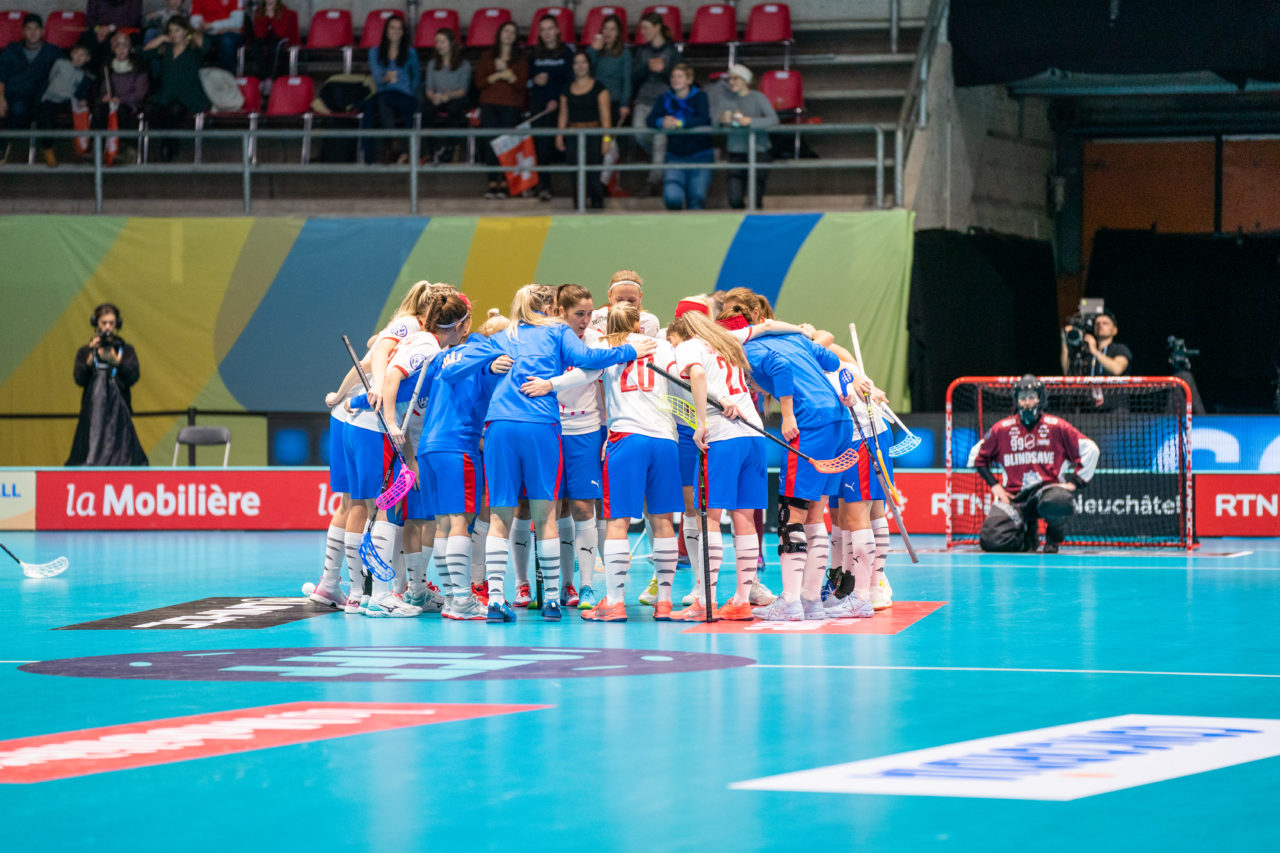 WFC 2019, Switzerland: 08.12.2019, Neuchâtel, Patinoire du Littoral, Goal Czech Republic

Event page: neuchatel2019.ch
Credit: Claudio Schwarz, unihockey-fotos.ch