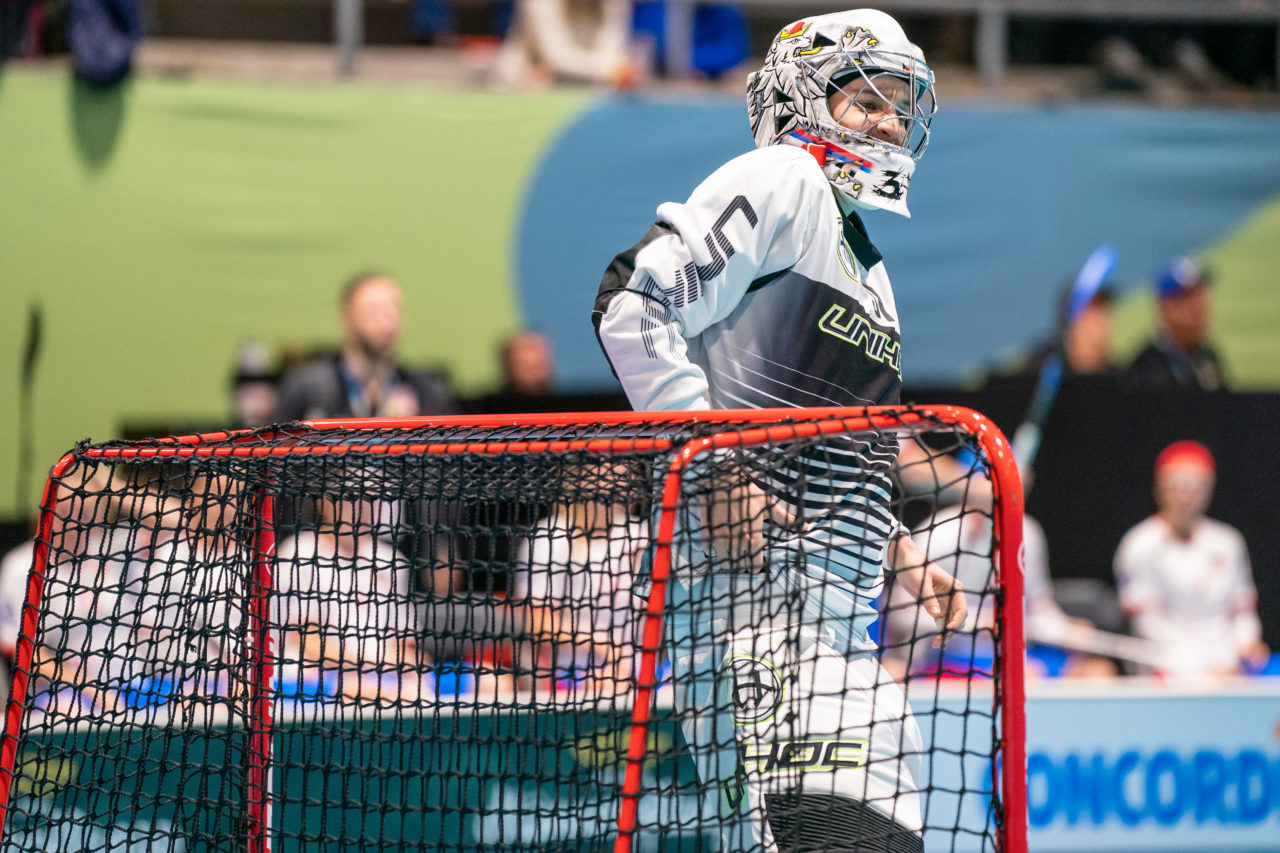 WFC 2019, Switzerland: 08.12.2019, Neuchâtel, Patinoire du Littoral, Jana Christianová (#37, Czech Republic)

Event page: neuchatel2019.ch
Credit: Claudio Schwarz, unihockey-fotos.ch