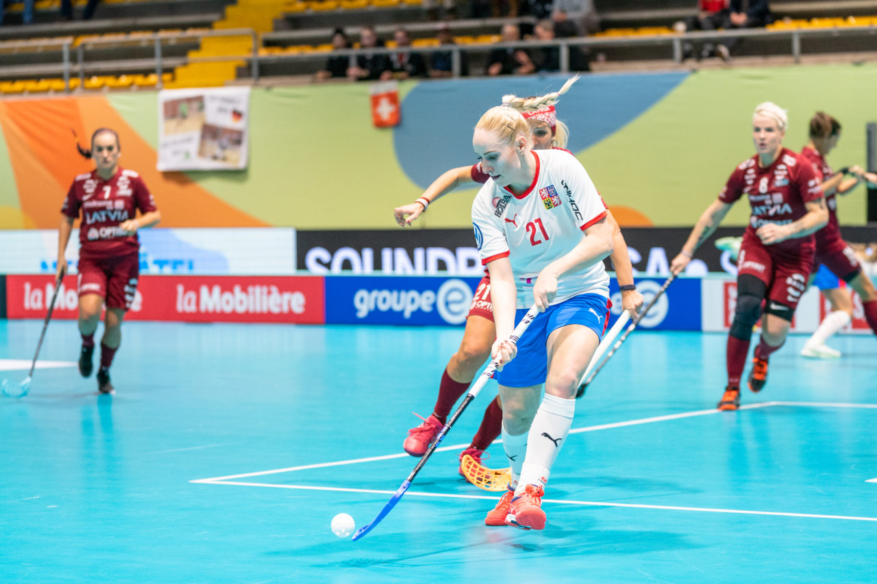 WFC 2019, Switzerland: 08.12.2019, Neuchâtel, Patinoire du Littoral, Martina Řepková (#21, Czech Republic)

Event page: neuchatel2019.ch
Credit: Claudio Schwarz, unihockey-fotos.ch