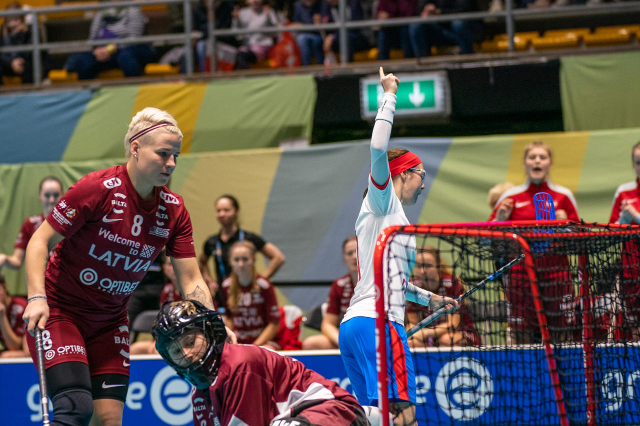 WFC 2019, Switzerland: 08.12.2019, Neuchâtel, Patinoire du Littoral, Tereza Hanzlíková (#7, Czech Republic)

Event page: neuchatel2019.ch
Credit: Claudio Schwarz, unihockey-fotos.ch