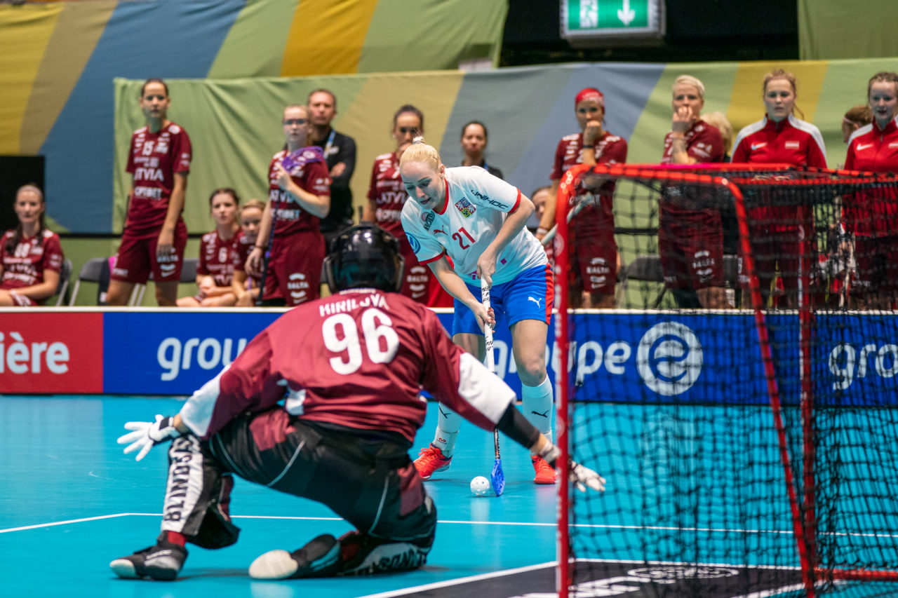 WFC 2019, Switzerland: 08.12.2019, Neuchâtel, Patinoire du Littoral, Martina Řepková (#21, Czech Republic)

Event page: neuchatel2019.ch
Credit: Claudio Schwarz, unihockey-fotos.ch