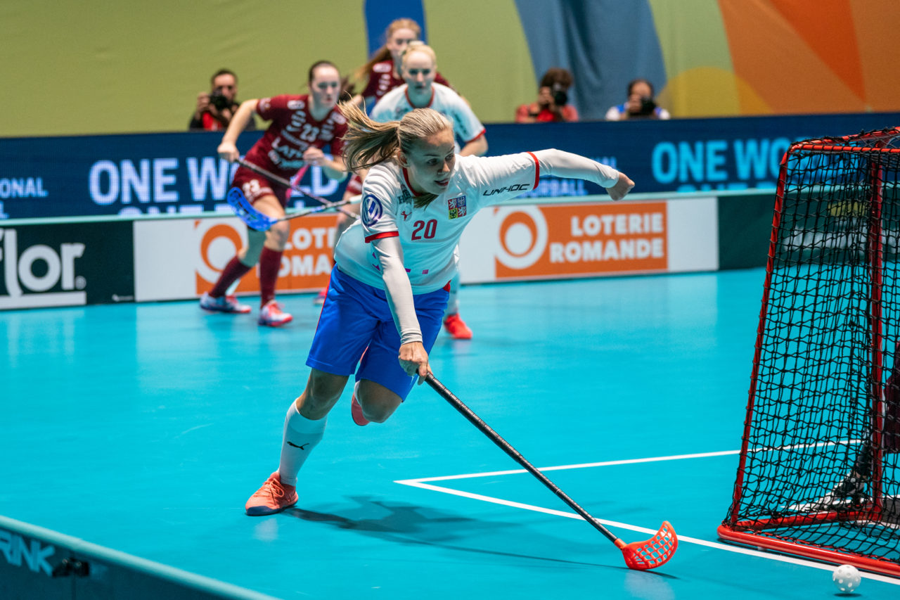 WFC 2019, Switzerland: 08.12.2019, Neuchâtel, Patinoire du Littoral, Kamila Paloncyová (#20, Czech Republic)

Event page: neuchatel2019.ch
Credit: Claudio Schwarz, unihockey-fotos.ch