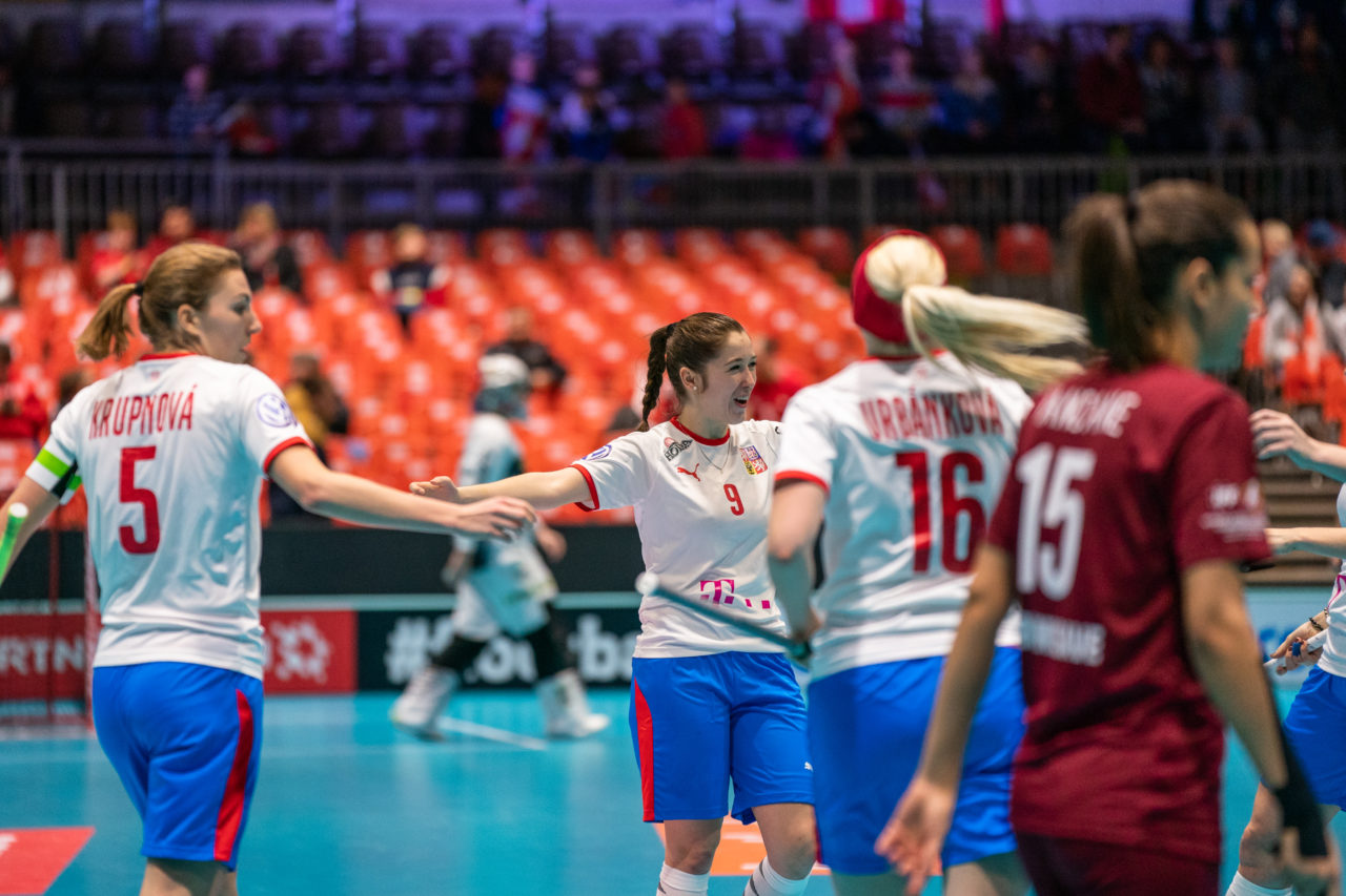 WFC 2019, Switzerland: 08.12.2019, Neuchâtel, Patinoire du Littoral, Nela Jiráková (#9, Czech Republic)

Event page: neuchatel2019.ch
Credit: Claudio Schwarz, unihockey-fotos.ch