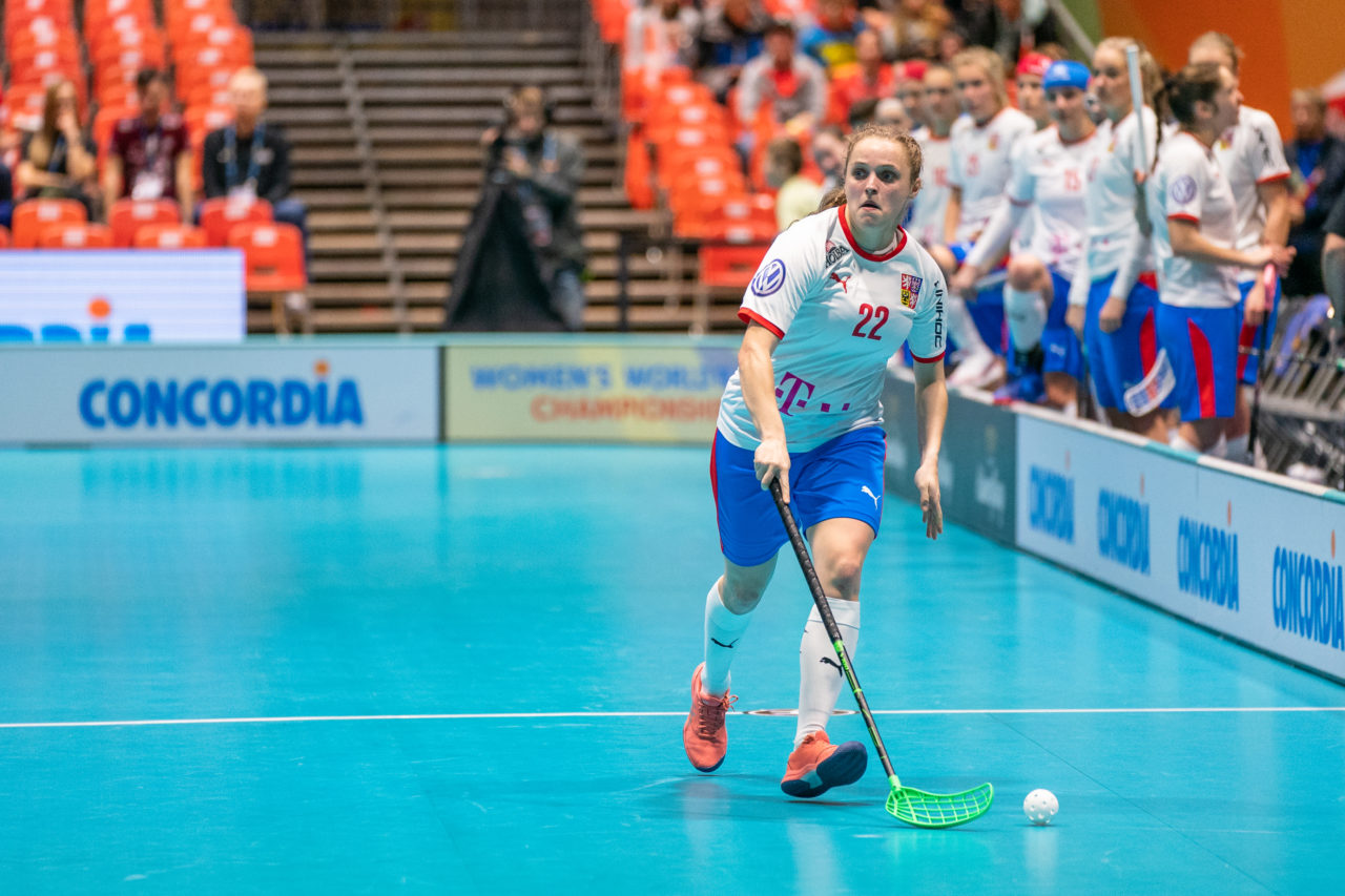 WFC 2019, Switzerland: 08.12.2019, Neuchâtel, Patinoire du Littoral, Ivana Šupáková (#22, Czech Republic)

Event page: neuchatel2019.ch
Credit: Claudio Schwarz, unihockey-fotos.ch