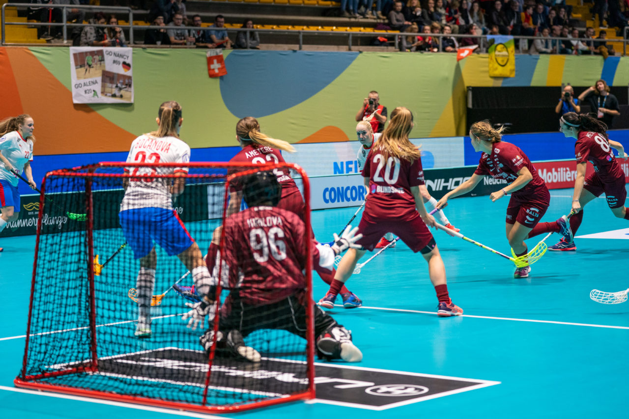 WFC 2019, Switzerland: 08.12.2019, Neuchâtel, Patinoire du Littoral, Martina Řepková (#21, Czech Republic)

Event page: neuchatel2019.ch
Credit: Claudio Schwarz, unihockey-fotos.ch