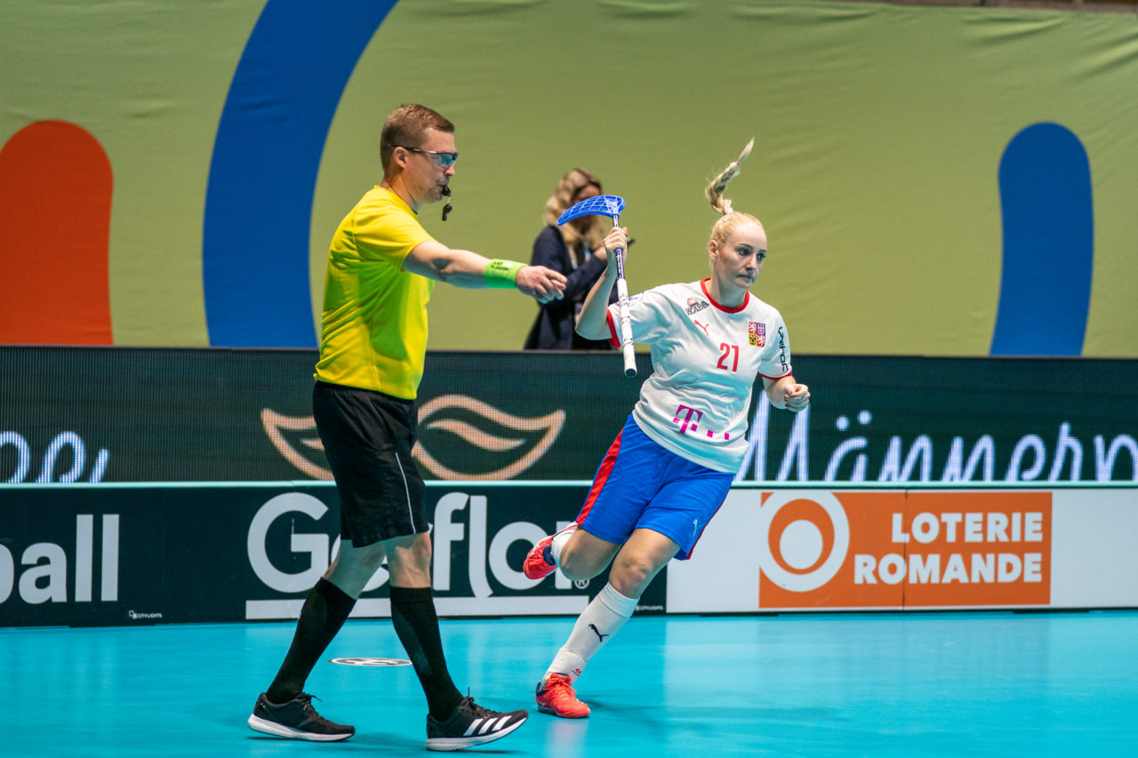 WFC 2019, Switzerland: 08.12.2019, Neuchâtel, Patinoire du Littoral, Martina Řepková (#21, Czech Republic)

Event page: neuchatel2019.ch
Credit: Claudio Schwarz, unihockey-fotos.ch