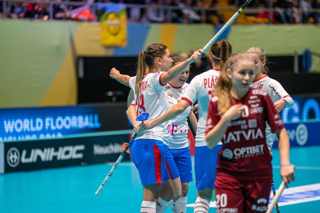 WFC 2019, Switzerland: 08.12.2019, Neuchâtel, Patinoire du Littoral, Goal Czech Republic

Event page: neuchatel2019.ch
Credit: Claudio Schwarz, unihockey-fotos.ch