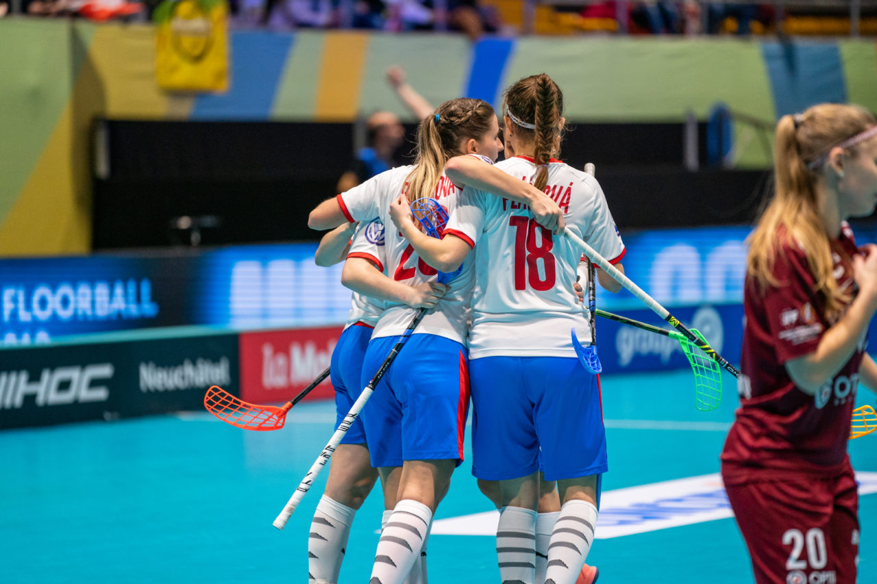 WFC 2019, Switzerland: 08.12.2019, Neuchâtel, Patinoire du Littoral, Goal Czech Republic

Event page: neuchatel2019.ch
Credit: Claudio Schwarz, unihockey-fotos.ch