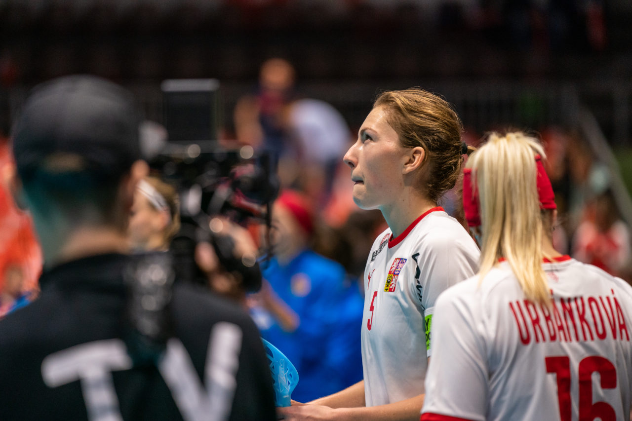 WFC 2019, Switzerland: 08.12.2019, Neuchâtel, Patinoire du Littoral, Eliška Krupnová (#5, Czech Republic)

Event page: neuchatel2019.ch
Credit: Claudio Schwarz, unihockey-fotos.ch