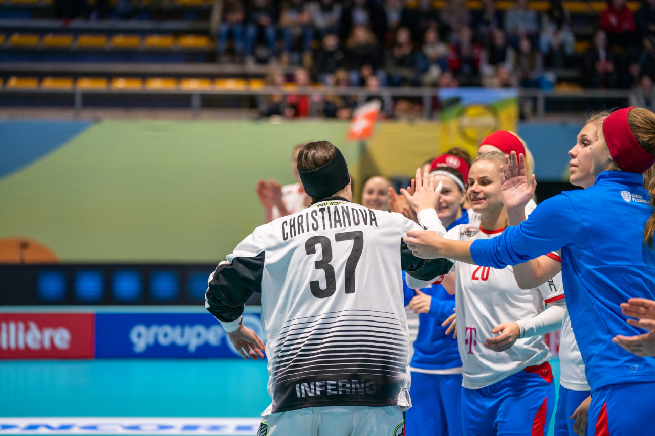 WFC 2019, Switzerland: 08.12.2019, Neuchâtel, Patinoire du Littoral, Best player Jana Christianová (#37, Czech Republic)

Event page: neuchatel2019.ch
Credit: Claudio Schwarz, unihockey-fotos.ch