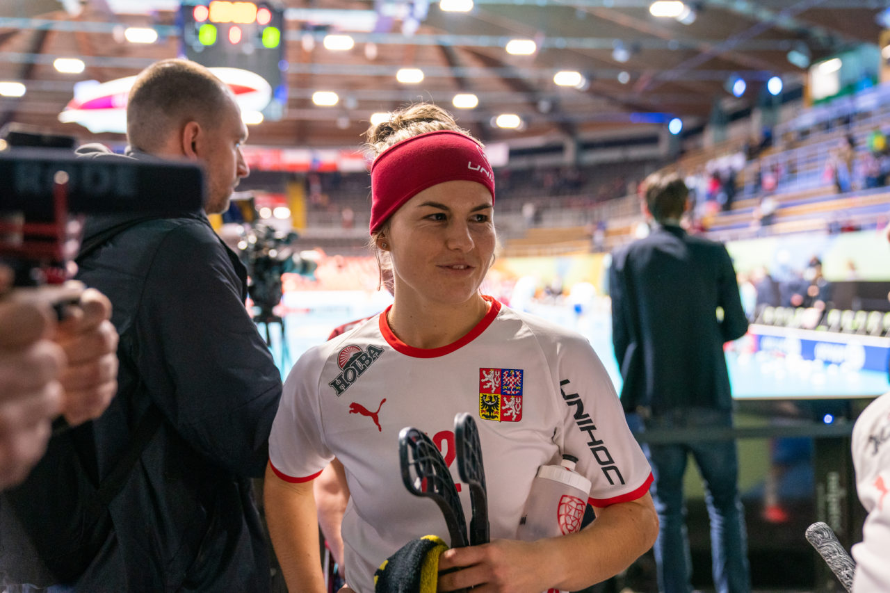 WFC 2019, Switzerland: 08.12.2019, Neuchâtel, Patinoire du Littoral, Hana Koníčková (#12, Czech Republic)

Event page: neuchatel2019.ch
Credit: Claudio Schwarz, unihockey-fotos.ch