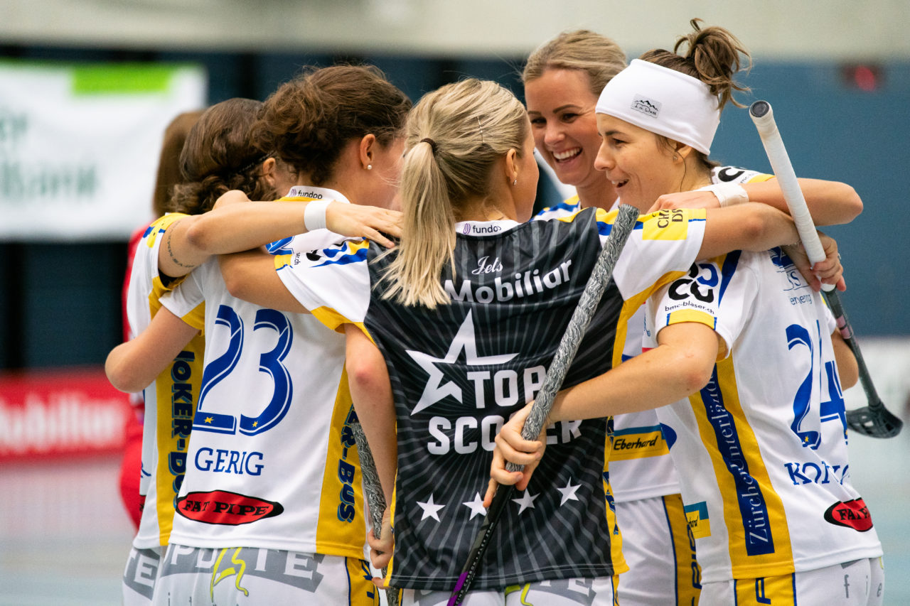 Damen NLA Runde 13, Switzerland: 22.12.2019, Frauenfeld, Kantihalle Frauenfeld, Torjubel Jets

Claudio Schwarz, unihockey-fotos.ch