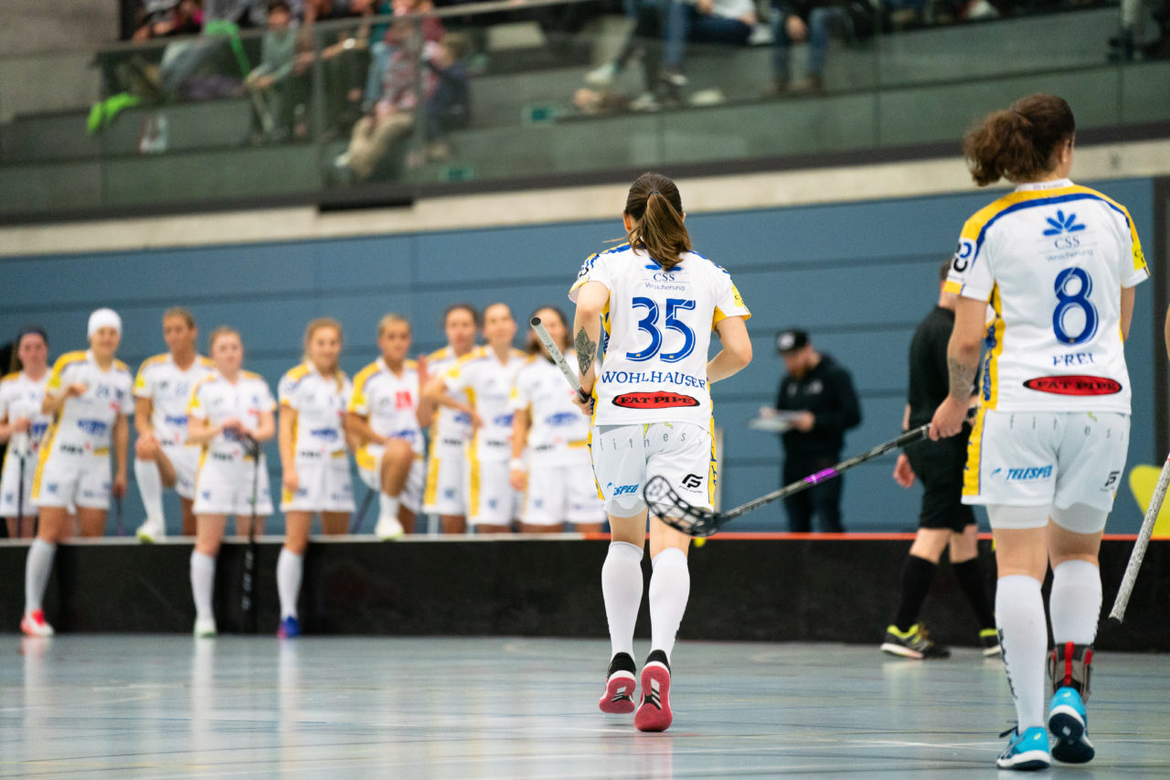 Damen NLA Runde 13, Switzerland: 22.12.2019, Frauenfeld, Kantihalle Frauenfeld, Christelle Wohlhauser (Nr. 35, Kloten-Dietlikon Jets)

Claudio Schwarz, unihockey-fotos.ch