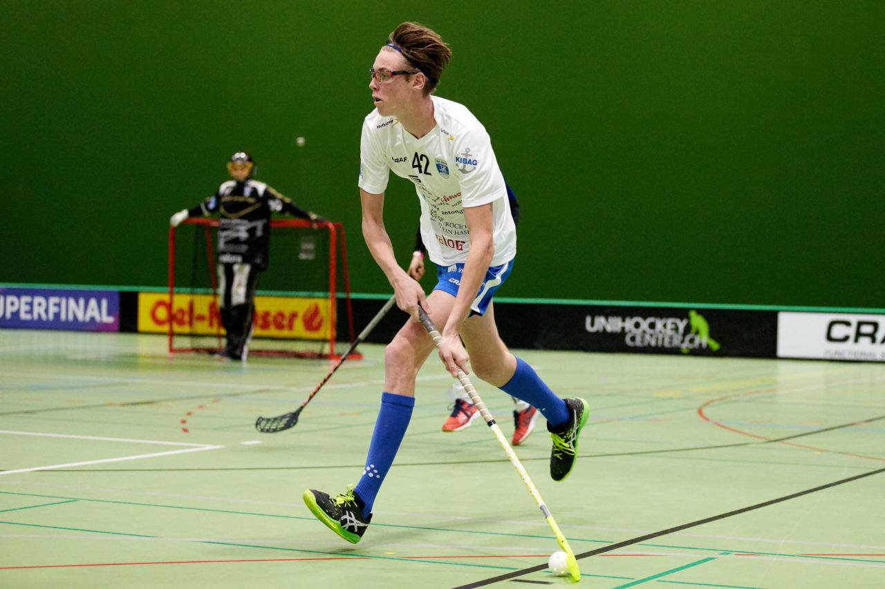 Zug United Junioren U16A 
Zug United - Floorball Fribourg Resultat 9 : 5 am 19. Januar  2020 in der Sporthalle der Kantonsschule Zug 
Bild: Michael Peter