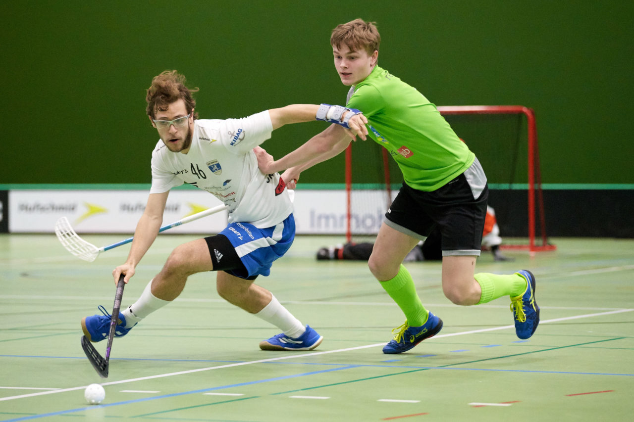 Zug United Junioren U21A 
Zug United - SV Wiler-Ersigen  Resultat 3 : 4 am 18. Januaar 2020 in der Sporthalle der Kantonsschule Zug 
Bild: Michael Peter