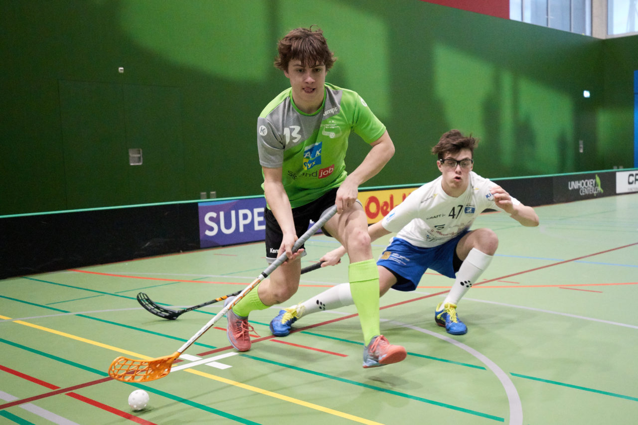 Zug United Junioren U21A 
Zug United - SV Wiler-Ersigen  Resultat 3 : 4 am 18. Januaar 2020 in der Sporthalle der Kantonsschule Zug 
Bild: Michael Peter