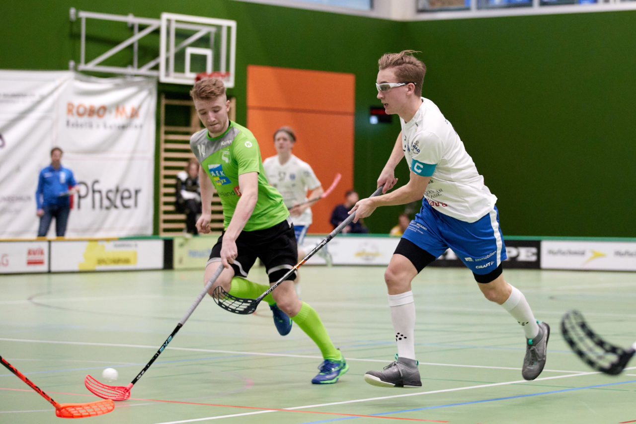 Zug United Junioren U21A 
Zug United - SV Wiler-Ersigen  Resultat 3 : 4 am 18. Januaar 2020 in der Sporthalle der Kantonsschule Zug 
Bild: Michael Peter