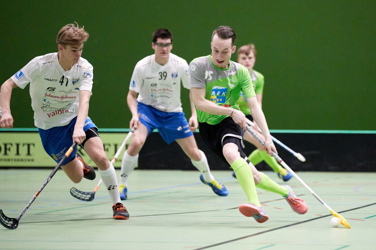 Zug United Junioren U21A 
Zug United - SV Wiler-Ersigen  Resultat 3 : 4 am 18. Januaar 2020 in der Sporthalle der Kantonsschule Zug 
Bild: Michael Peter