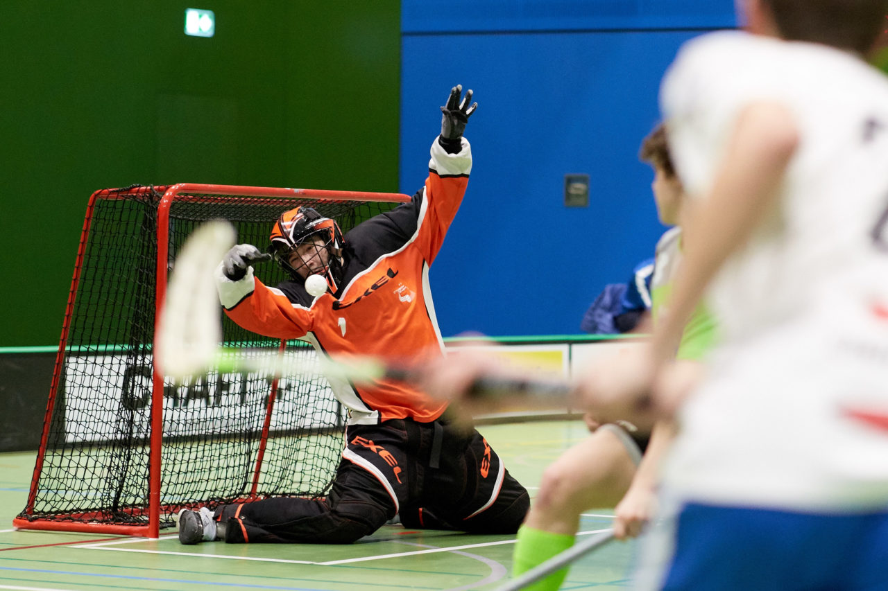 Zug United Junioren U21A 
Zug United - SV Wiler-Ersigen  Resultat 3 : 4 am 18. Januaar 2020 in der Sporthalle der Kantonsschule Zug 
Bild: Michael Peter