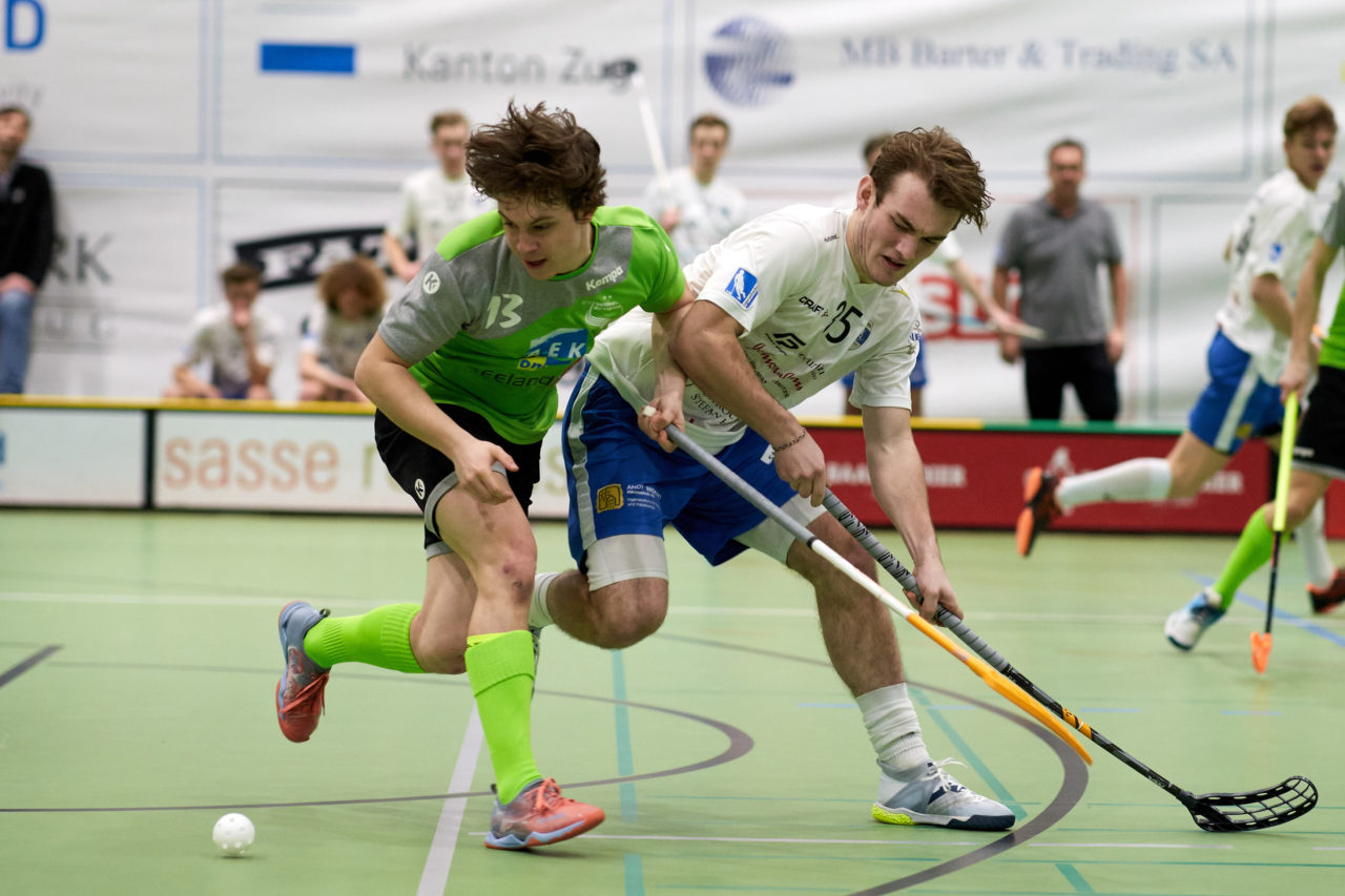 Zug United Junioren U21A 
Zug United - SV Wiler-Ersigen  Resultat 3 : 4 am 18. Januaar 2020 in der Sporthalle der Kantonsschule Zug 
Bild: Michael Peter