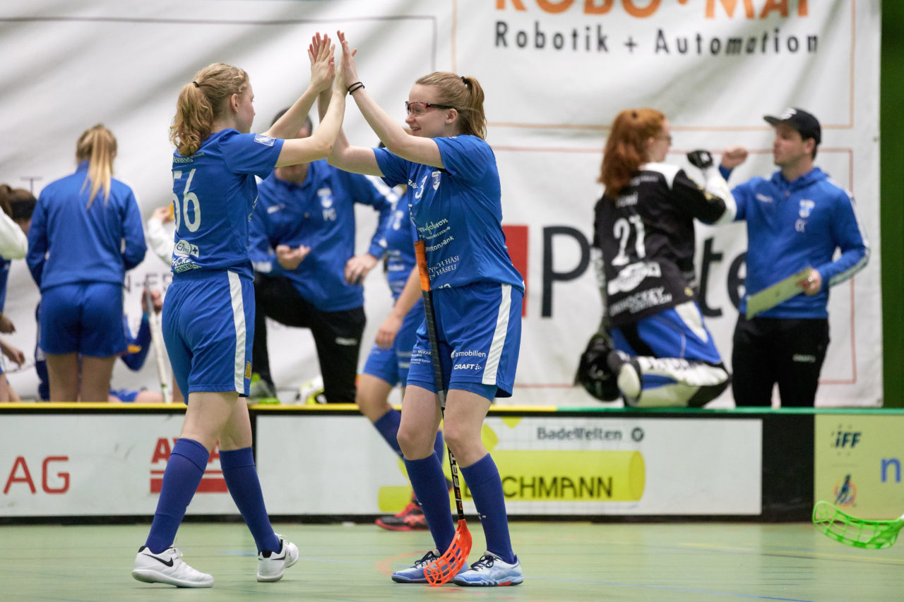 Zug United Juniorinnen U21A 
Zug United - Red Lions Frauenfeld  
Resultat 4 : 1 am 19. Januar 2020 in der Sporthalle der Kantonsschule Zug 
Bild: Michael Peter