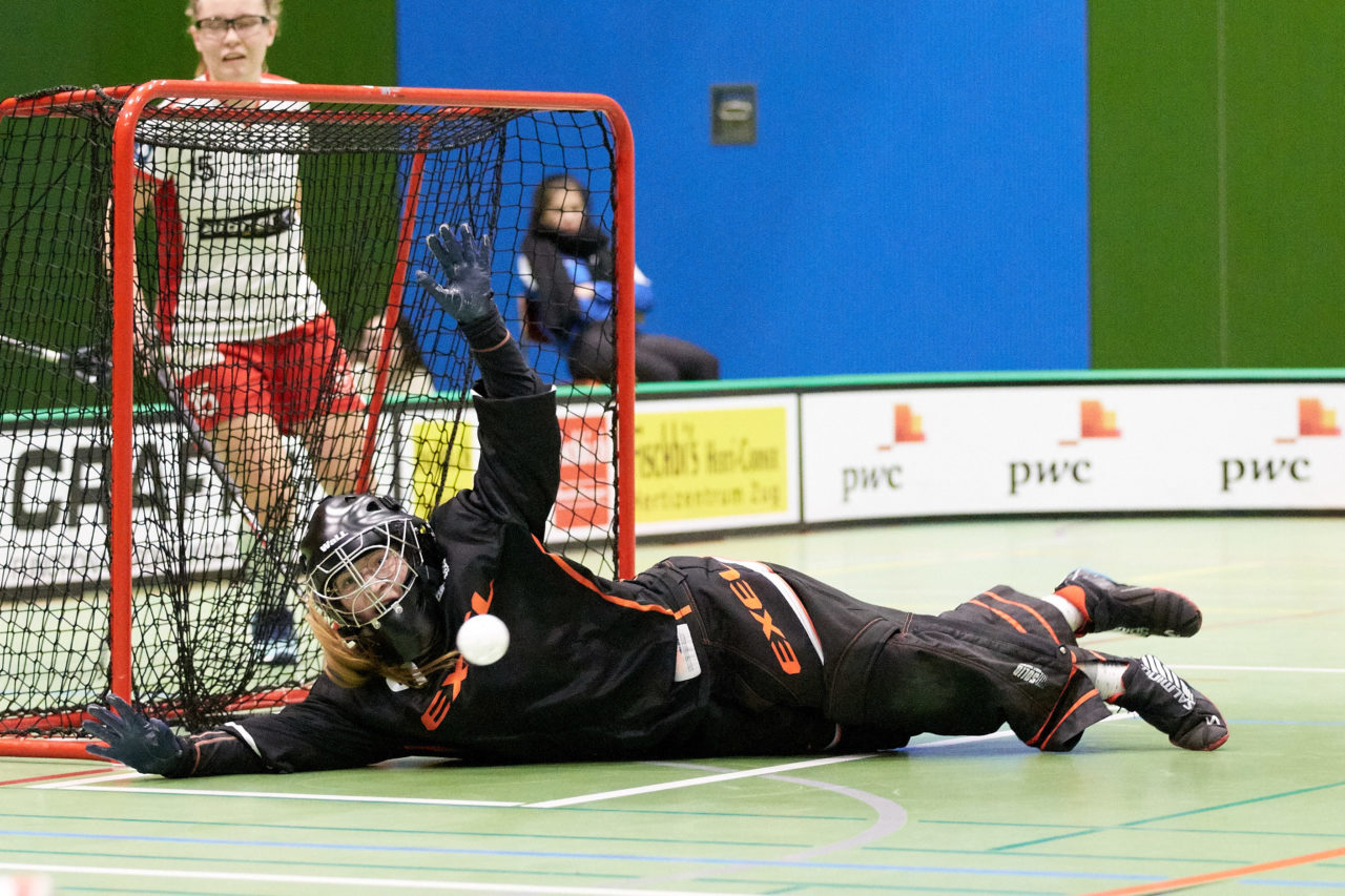 Zug United Juniorinnen U21A 
Zug United - Red Lions Frauenfeld  
Resultat 4 : 1 am 19. Januar 2020 in der Sporthalle der Kantonsschule Zug 
Bild: Michael Peter
