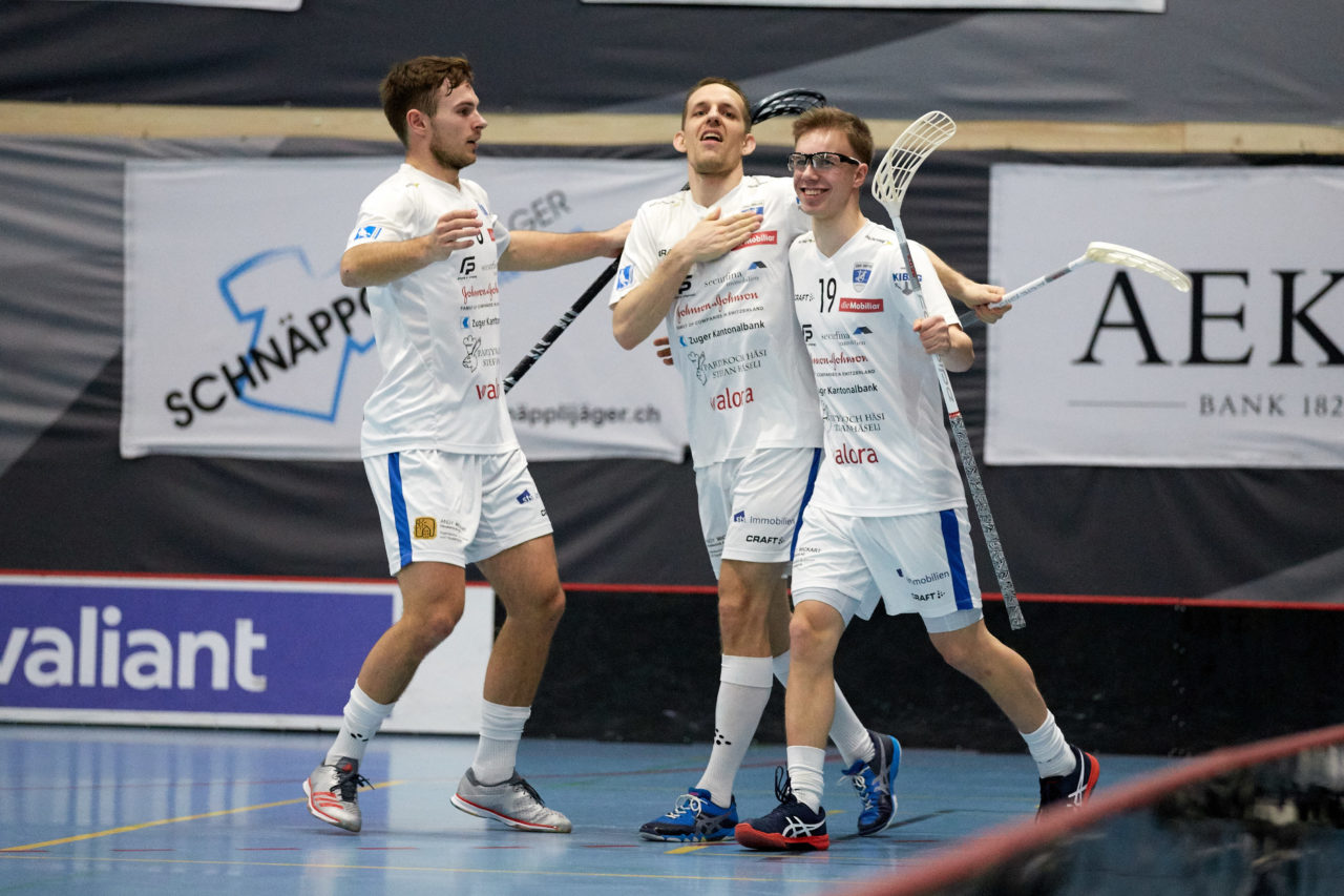 Schweizer Cup Männer Halbfinal 
Unihockey Tigers Langnau - Zug United Resultat 2: 4 
am 11. Januar 2020 in der Espace-Arena Biglen 
Bild: Michael Peter