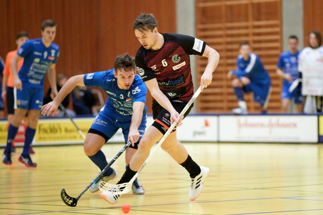 Männer NLA 
Zug United - GC Unihockey 
Resultat 8 : 4 am 12. Januar 2020 in der Sporthalle Zug 
Bild: Michael Peter