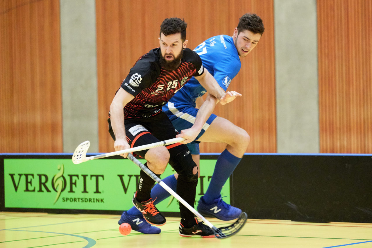Männer NLA 
Zug United - GC Unihockey 
Resultat 8 : 4 am 12. Januar 2020 in der Sporthalle Zug 
Bild: Michael Peter