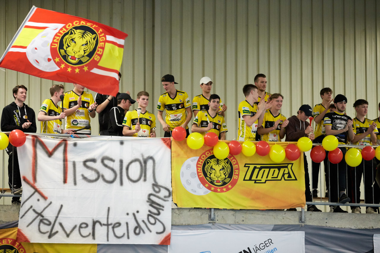 Schweizer Cup Männer Halbfinal 
Unihockey Tigers Langnau - Zug United Resultat 2: 4 
am 11. Januar 2020 in der Espace-Arena Biglen 
Bild: Michael Peter