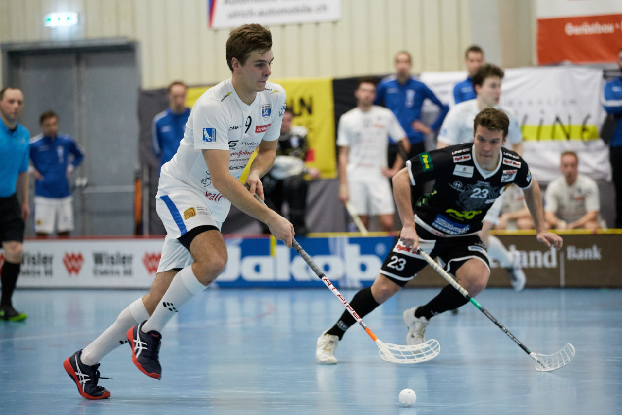 Schweizer Cup Männer Halbfinal 
Unihockey Tigers Langnau - Zug United Resultat 2: 4 
am 11. Januar 2020 in der Espace-Arena Biglen 
Bild: Michael Peter