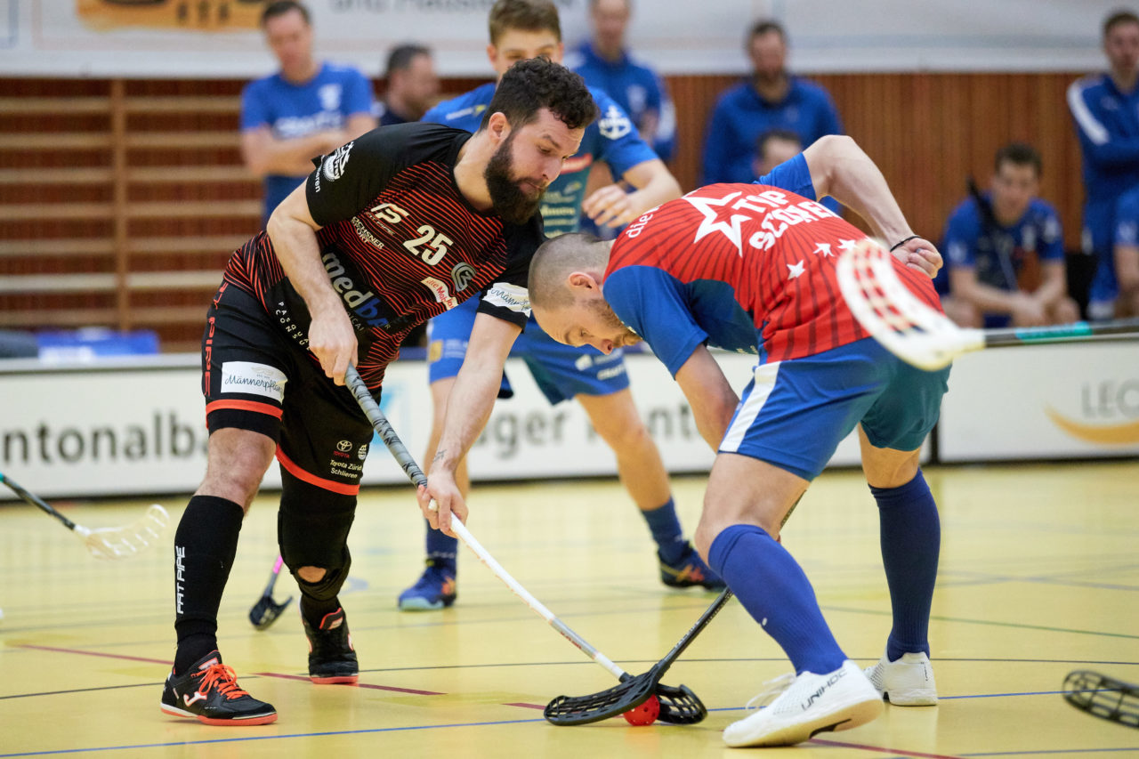 Männer NLA 
Zug United - GC Unihockey 
Resultat 8 : 4 am 12. Januar 2020 in der Sporthalle Zug 
Bild: Michael Peter