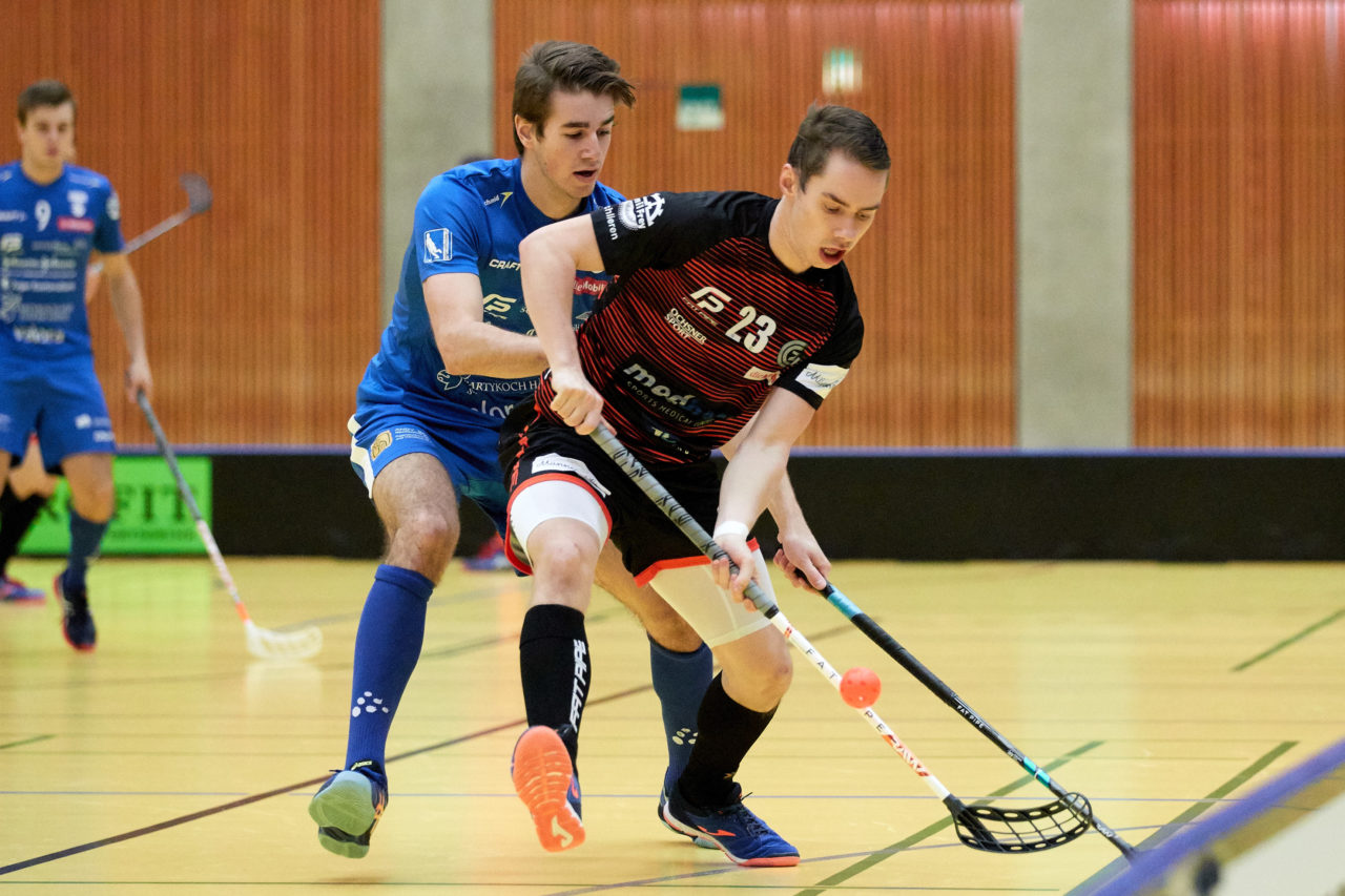 Männer NLA 
Zug United - GC Unihockey 
Resultat 8 : 4 am 12. Januar 2020 in der Sporthalle Zug 
Bild: Michael Peter