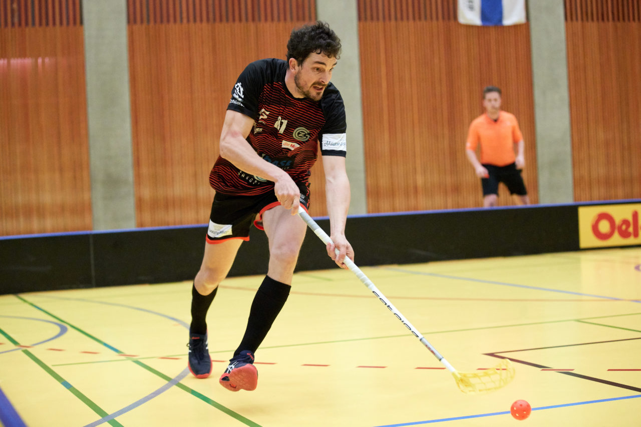 Männer NLA 
Zug United - GC Unihockey 
Resultat 8 : 4 am 12. Januar 2020 in der Sporthalle Zug 
Bild: Michael Peter