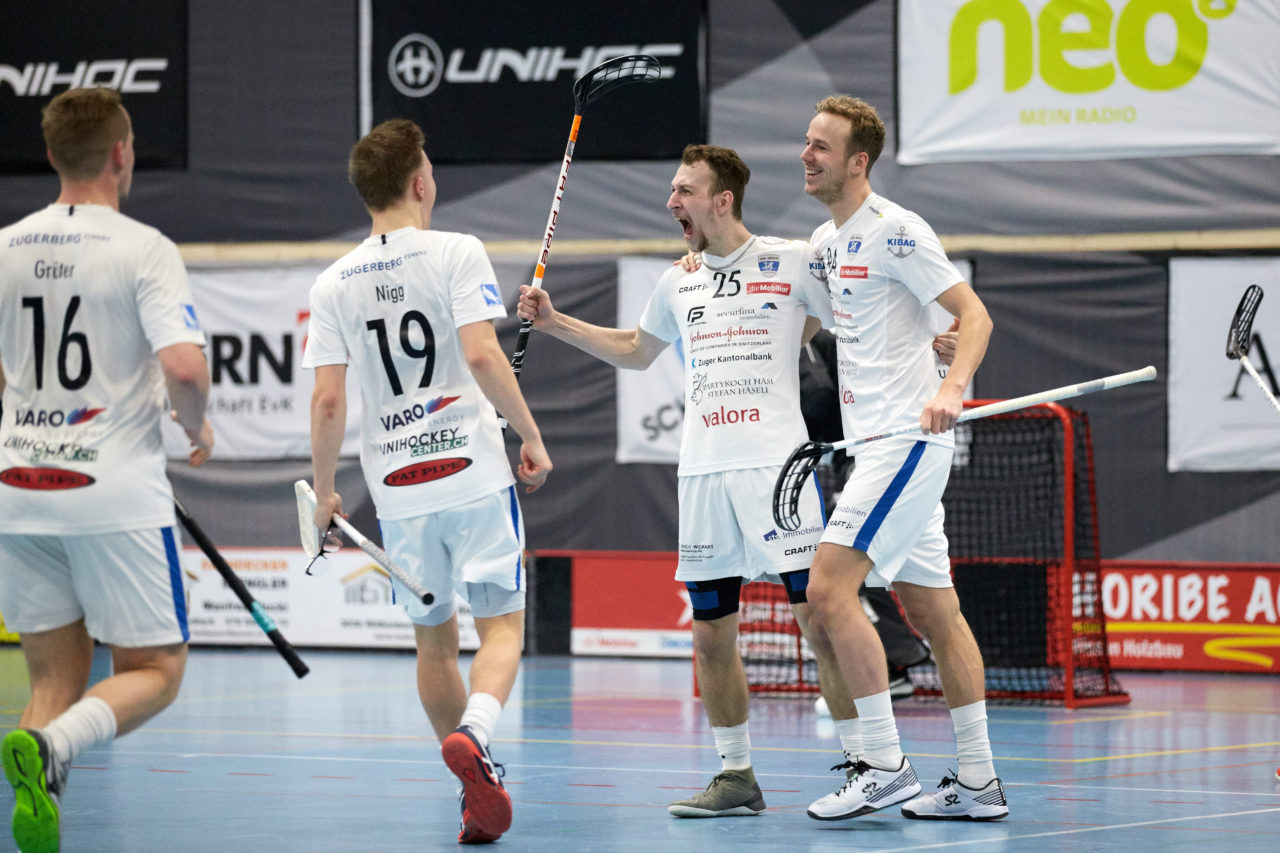 Schweizer Cup Männer Halbfinal 
Unihockey Tigers Langnau - Zug United Resultat 2: 4 
am 11. Januar 2020 in der Espace-Arena Biglen 
Bild: Michael Peter