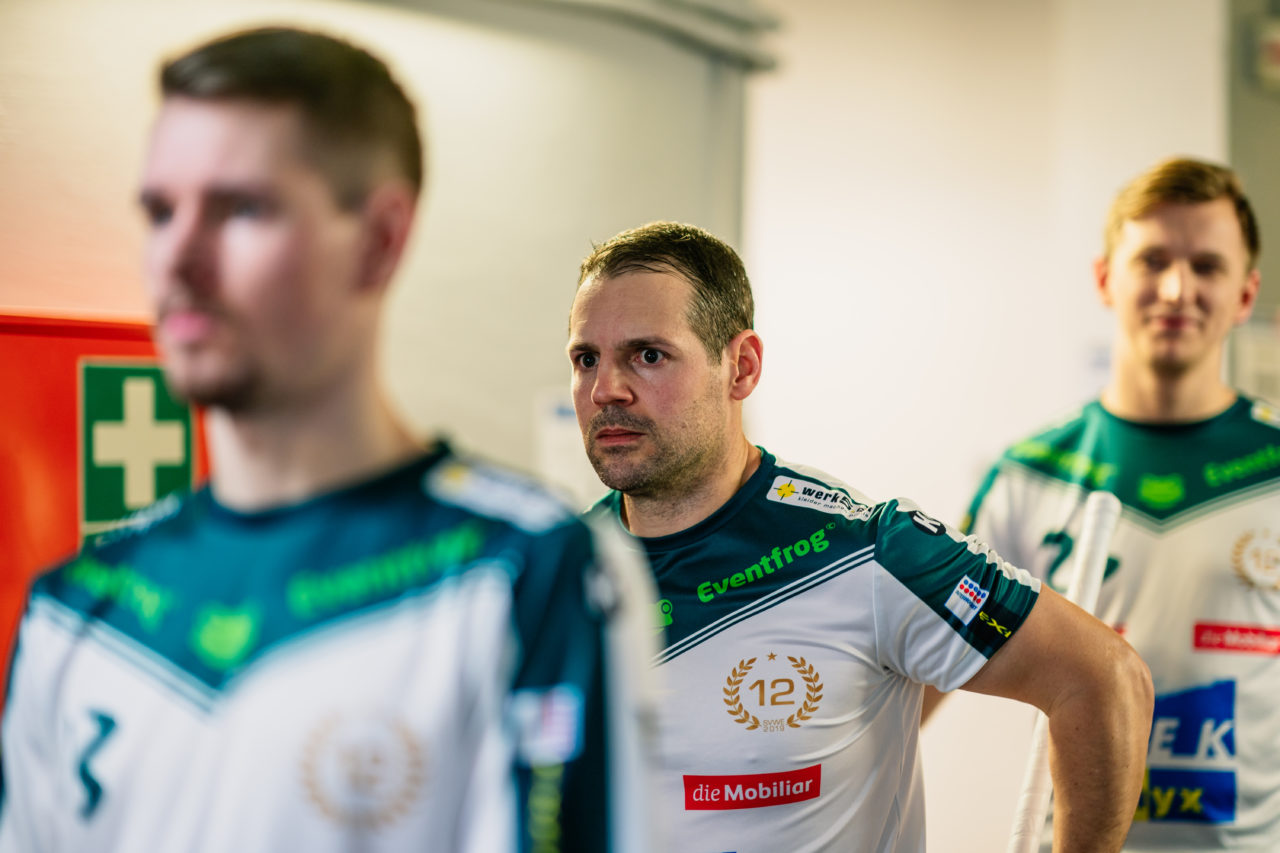 Champions Cup Ostrava - Semifinal 2 Men, Czech Republic: 11.01.2020, Ostrava, RT TORAX ARENA, Hofbauer Matthias (Nr. 19, SV Wiler-Ersigen)

Credit: Claudio Schwarz, unihockey-fotos.ch