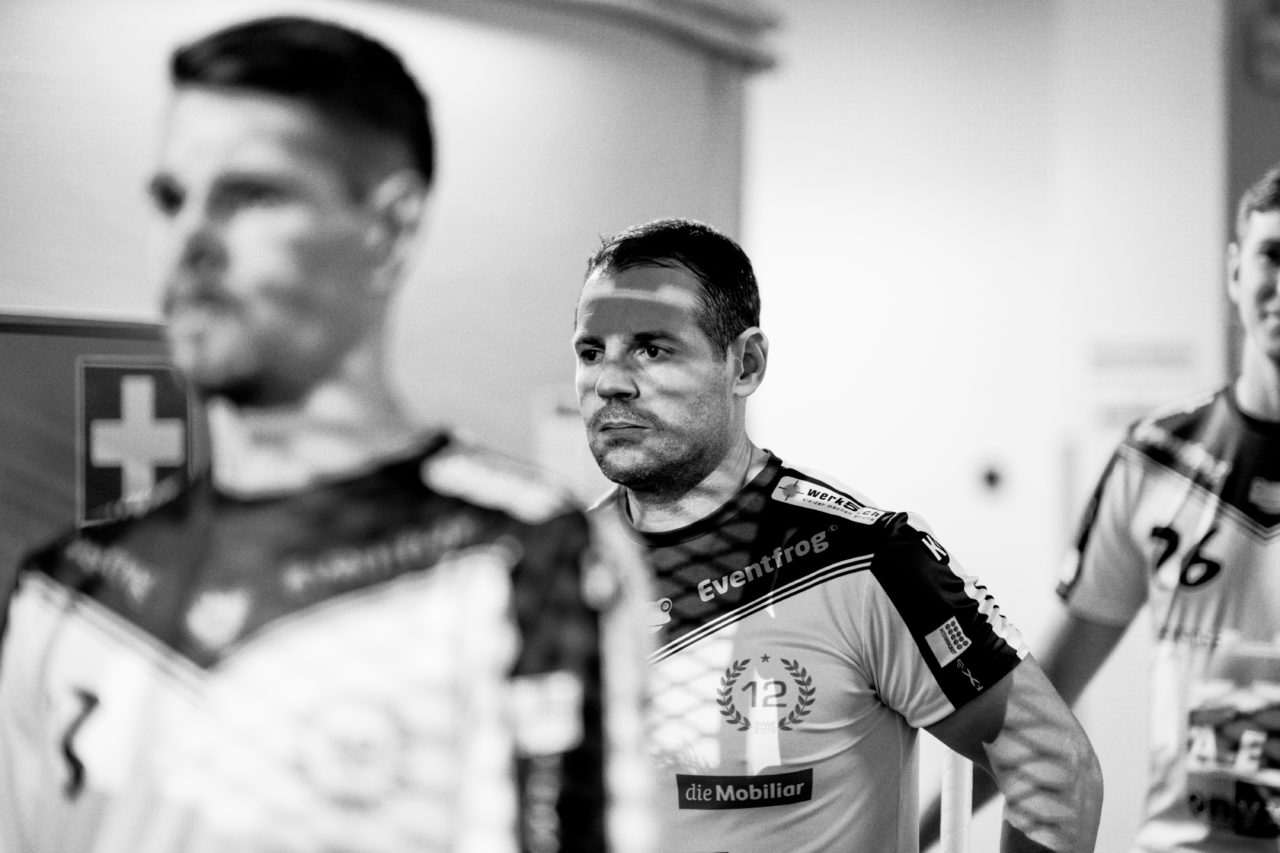 Champions Cup Ostrava - Semifinal 2 Men, Czech Republic: 11.01.2020, Ostrava, RT TORAX ARENA, Hofbauer Matthias (Nr. 19, SV Wiler-Ersigen)

Credit: Claudio Schwarz, unihockey-fotos.ch