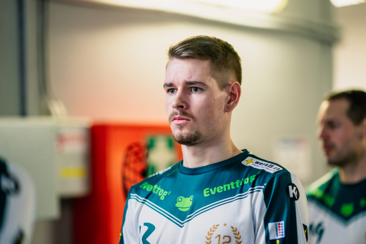 Champions Cup Ostrava - Semifinal 2 Men, Czech Republic: 11.01.2020, Ostrava, RT TORAX ARENA, Mutter Claudio (Nr. 13, SV Wiler-Ersigen)

Credit: Claudio Schwarz, unihockey-fotos.ch