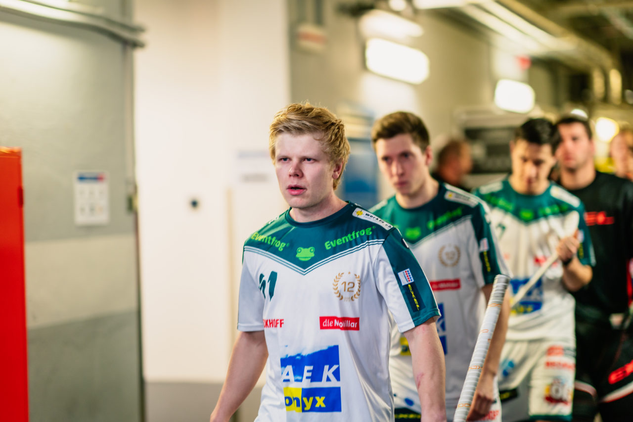 Champions Cup Ostrava - Semifinal 2 Men, Czech Republic: 11.01.2020, Ostrava, RT TORAX ARENA, Pylsy Joonas (Nr. 91, SV Wiler-Ersigen)

Credit: Claudio Schwarz, unihockey-fotos.ch