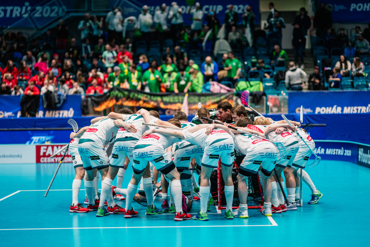 Champions Cup Ostrava - Semifinal 2 Men, Czech Republic: 11.01.2020, Ostrava, RT TORAX ARENA, SVWE vor dem Spiel

Credit: Claudio Schwarz, unihockey-fotos.ch