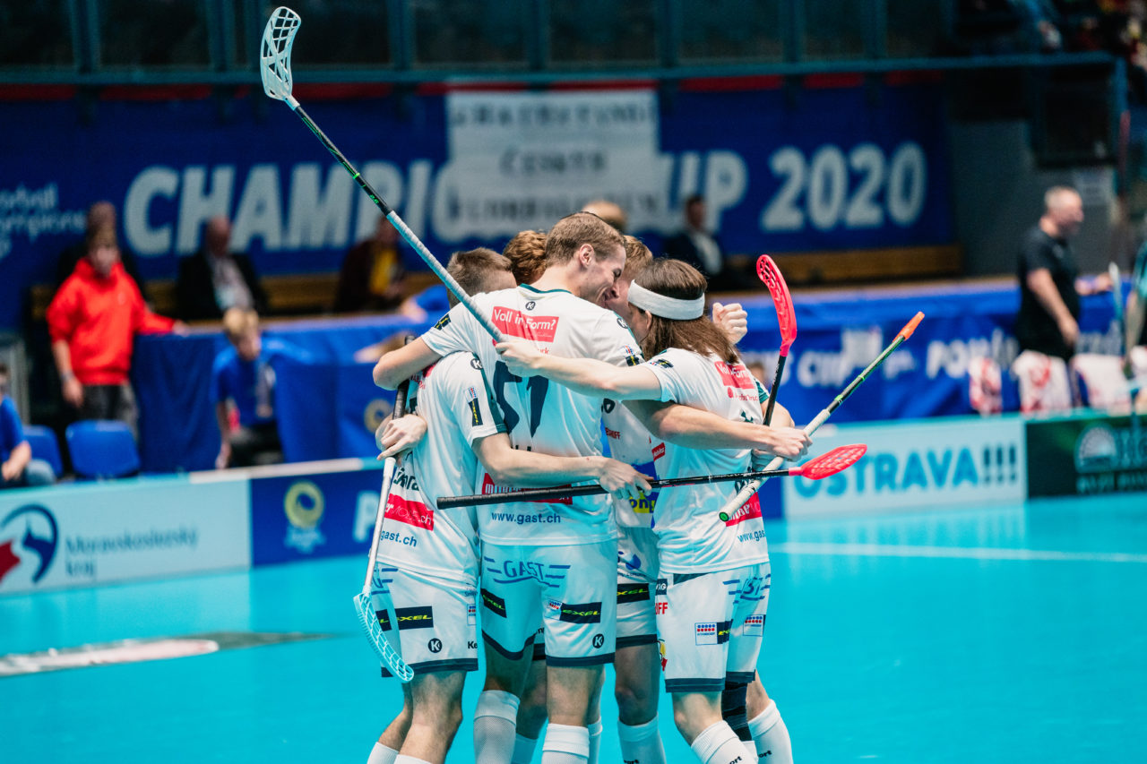 Champions Cup Ostrava - Semifinal 2 Men, Czech Republic: 11.01.2020, Ostrava, RT TORAX ARENA, SVWE Jubel

Credit: Claudio Schwarz, unihockey-fotos.ch