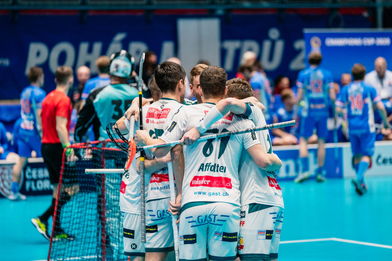 Champions Cup Ostrava - Semifinal 2 Men, Czech Republic: 11.01.2020, Ostrava, RT TORAX ARENA, Wiler Jubel

Credit: Claudio Schwarz, unihockey-fotos.ch