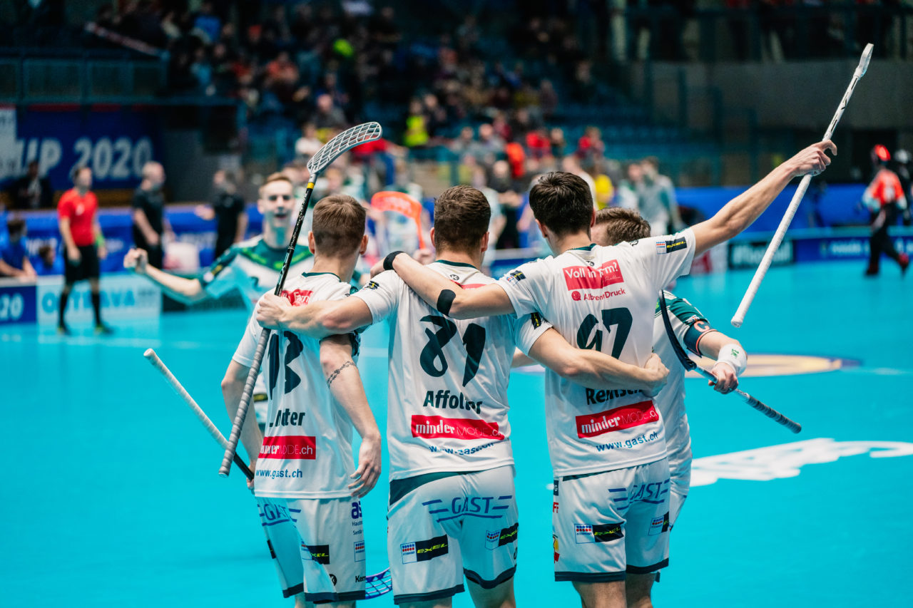 Champions Cup Ostrava - Semifinal 2 Men, Czech Republic: 11.01.2020, Ostrava, RT TORAX ARENA, Wiler Jubel

Credit: Claudio Schwarz, unihockey-fotos.ch