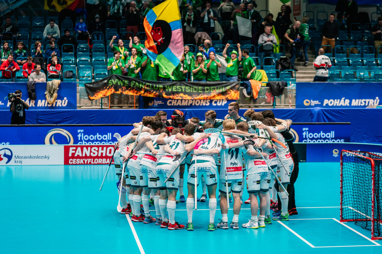 Champions Cup Ostrava - Semifinal 2 Men, Czech Republic: 11.01.2020, Ostrava, RT TORAX ARENA, Wiler steht im Final

Credit: Claudio Schwarz, unihockey-fotos.ch