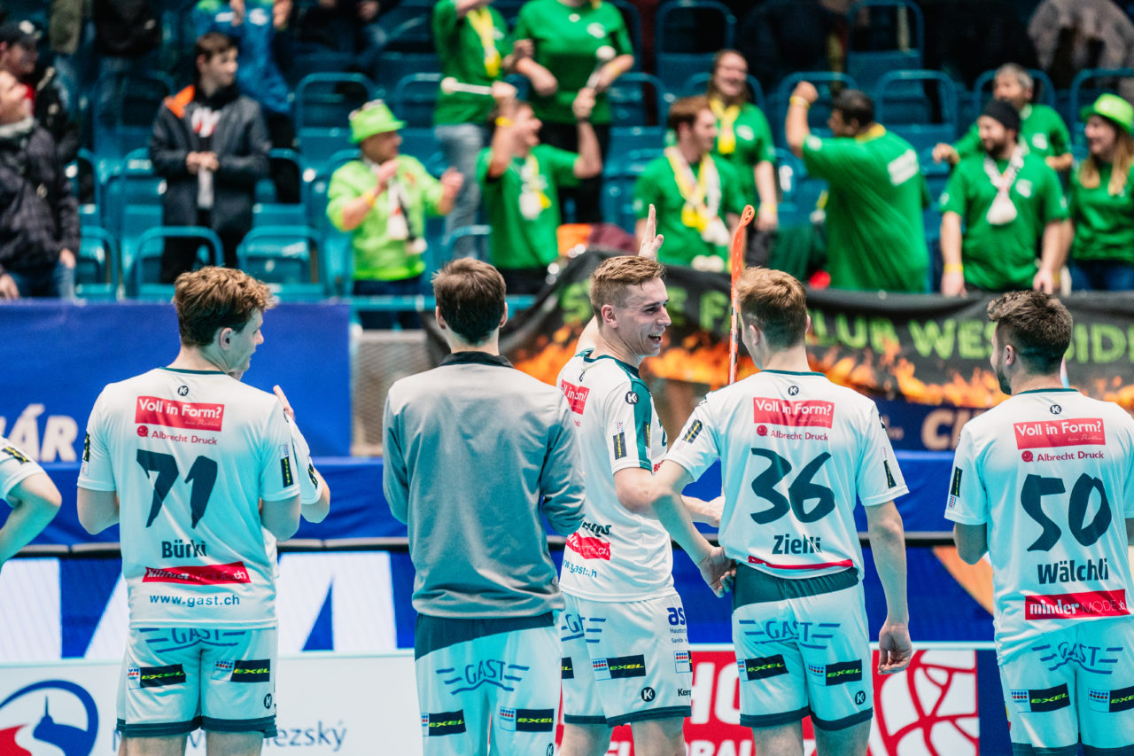 Champions Cup Ostrava - Semifinal 2 Men, Czech Republic: 11.01.2020, Ostrava, RT TORAX ARENA, Bischofberger Nicola (Nr. 2, SV Wiler-Ersigen)

Credit: Claudio Schwarz, unihockey-fotos.ch