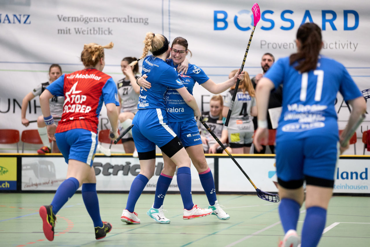 Zug United - Wizards Bern Burgdorf Playoff Viertelfinal 2. Spiel Resultat 4 : 11 
am 1. März 2020 in der Sporthalle der Kantonsschule in Zug 
Bild: Michael Peter