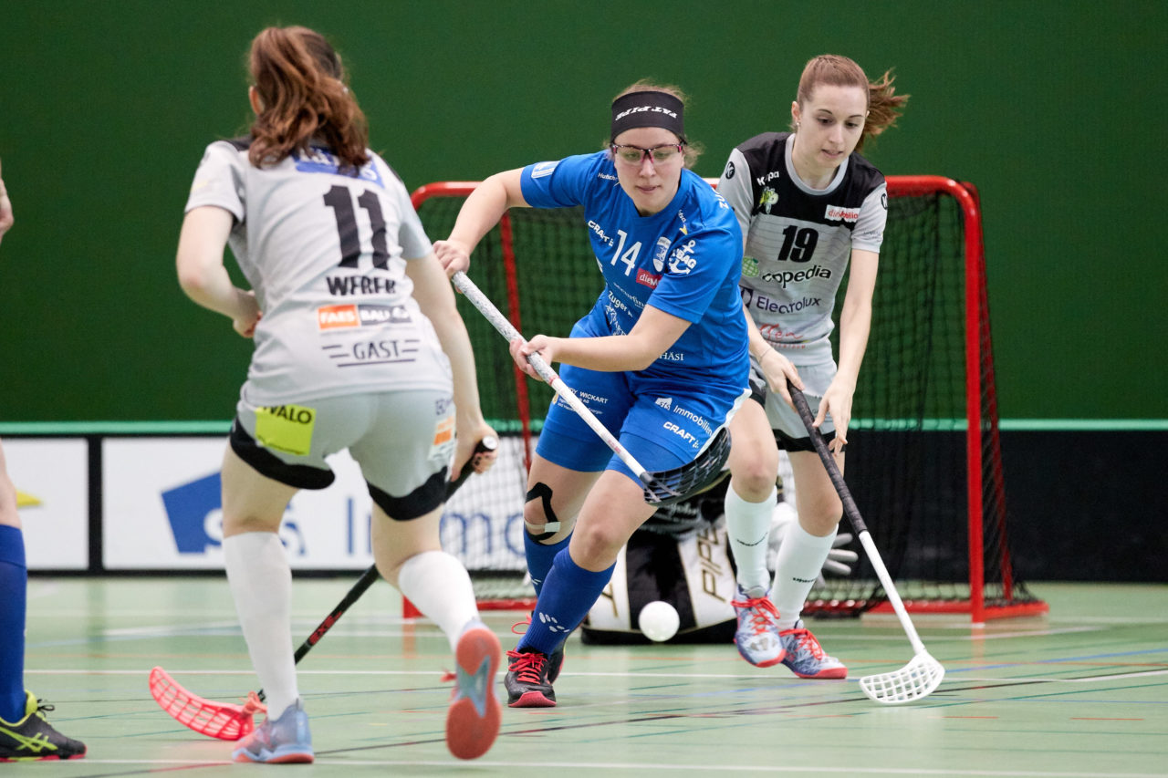 Zug United - Wizards Bern Burgdorf Playoff Viertelfinal 2. Spiel Resultat 4 : 11 
am 1. März 2020 in der Sporthalle der Kantonsschule in Zug 
Bild: Michael Peter