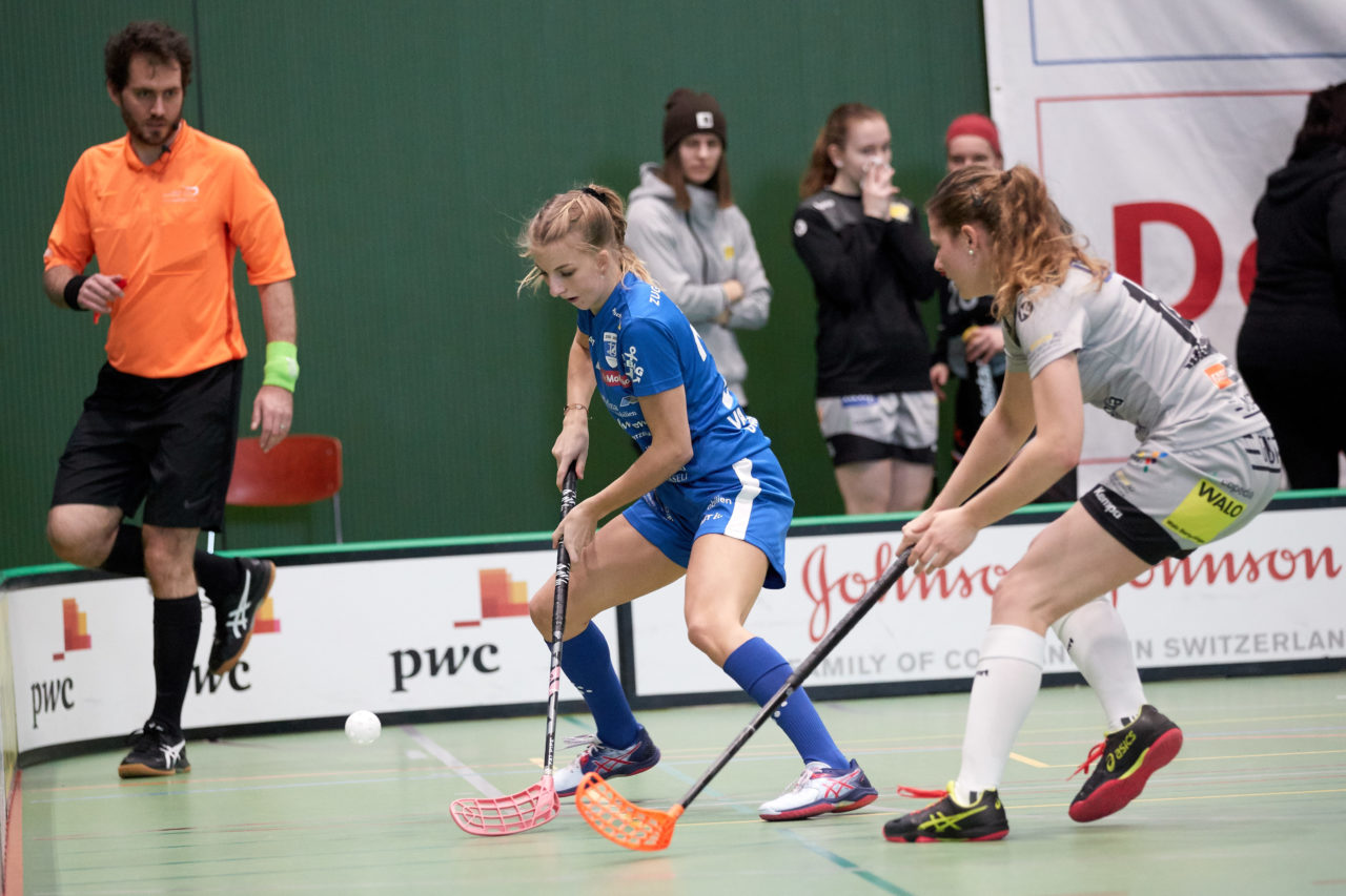 Zug United - Wizards Bern Burgdorf Playoff Viertelfinal 2. Spiel Resultat 4 : 11 
am 1. März 2020 in der Sporthalle der Kantonsschule in Zug 
Bild: Michael Peter